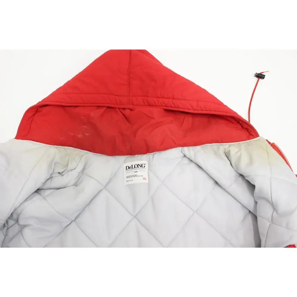 Vintage Indiana University Hoosiers Hooded Jacket Coat XXL 2X